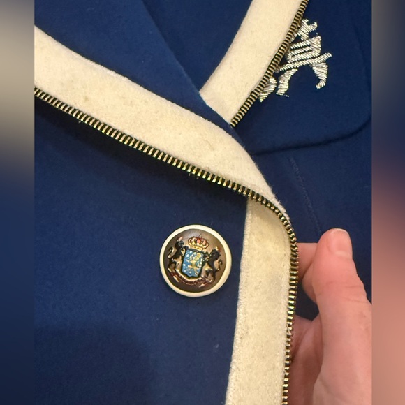 Balenciaga by Nicholas Ghesquiere Fall 2007 Runway Blue Blazer - Picture 5 of 7